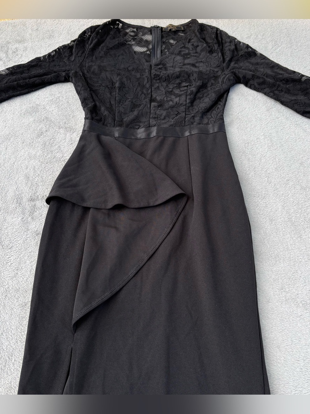 MISSMAY Retro Gorgeous City black lace upper dress, long length Women’s Size S